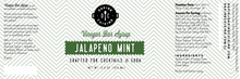 Load image into Gallery viewer, Jalapeno Mint Bar Syrup