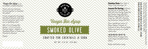 Smoked Olive Bar Syrup