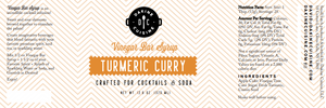 Turmeric Curry Bar Syrup