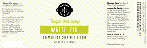 White Fig Bar Syrup